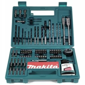 Makita DHP 482 SGK Akku Schlagbohrschrauber 18V 62Nm + 1x Akku 6,0Ah + Ladegerät + 100 Tlg. Bit Bohrer Set + Koffer 9