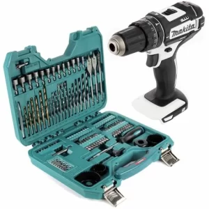 Makita DHP 482 ZW Akku Schlagbohrschrauber 18 V 62 Nm + 100 Tlg. Bit, Bohrer & Steckschlüssel Set, Ohne Akku, Ohne Ladegerät 11