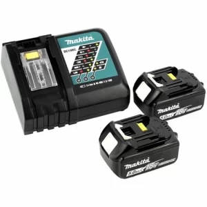 Makita DHP 482 RTJ W Akku Schlagbohrschrauber 18V 62Nm Im Makpac + 2x 5,0 Ah Akku + Ladegerät + 100 Tlg. Bit & Bohrer Set 9