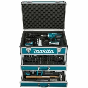 Makita DF457DWEX6 2×1,3 Ah + 102 Tlg Zub. + Koffer 13