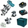 Makita Akku-Multifunktionsfräse DRT50ZJX2 18V + DC18RC + Akku 5,0 Ah BL 1850B 17