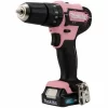 Makita Akku-Schlagbohrschrauber 12V HP333 Pink Inkl. 1 Akku 2,0 Ah + Ladegerät (HP333DSAP) 5