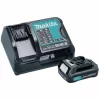 Makita DF 333 DSAP1 Akku Bohrschrauber 12 V 30 Nm Pink + 1x Akku 2,0 Ah + Ladegerät + Tasche 5