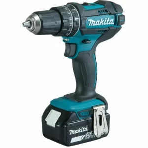 Makita Akku-Schlagbohrschrauber DHP482JX13 2 Akkus 18V/3Ah +120-tlg Zubehör-Set 9